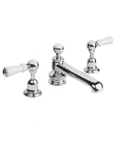 Avebury 3 Hole Basin Mixer - Lever