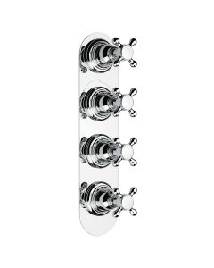 Bastide Concealed Dual Control Shower with 3 Valves