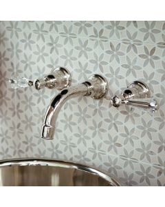 Bastide Wall Mounted 3 Hole Basin Mixer