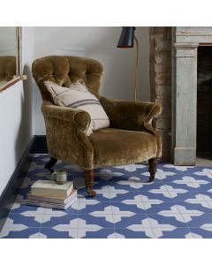 Bert & May Blue Crosses Porcelain