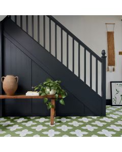 Bert & May Green Crosses Porcelain